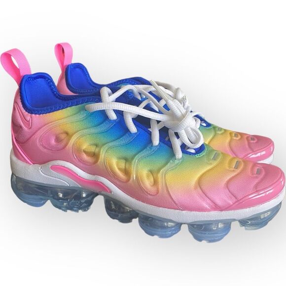 Nike Air Vapormax Plus "Cotton Candy Rainbow" Womens size 7 FJ4550-606 New - Picture 3 of 8